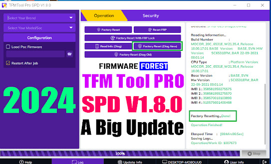 TFM Tool Pro SPD V1.8.0 has been released