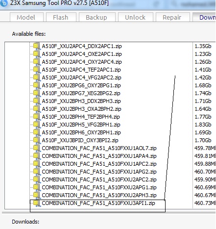 ��� ����� ���� A510F 6.0.1 ��� z3x