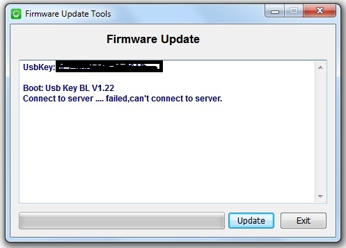 ������� �� ����� update firmware