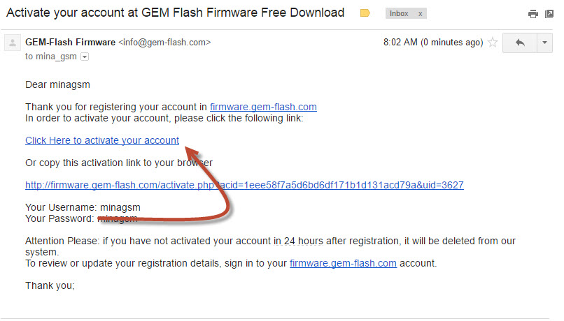      How to Register To Firmware.Gem-flash.com