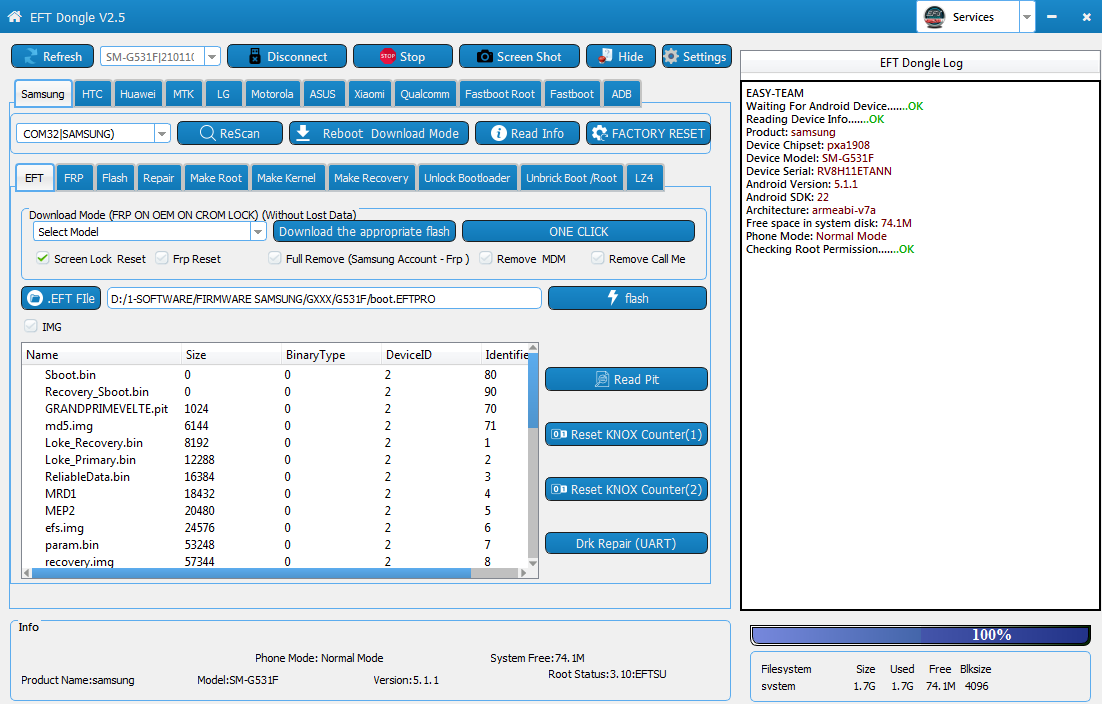 EFT Dongle Success Report tawfikgsm