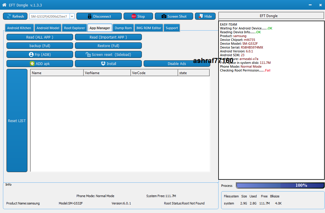EFT Dongle Success Reports by ashraf77160