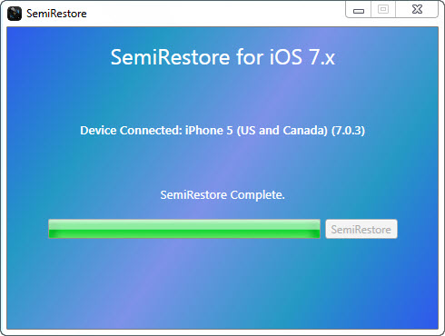 ��� semi restore ������ ��� �� ������