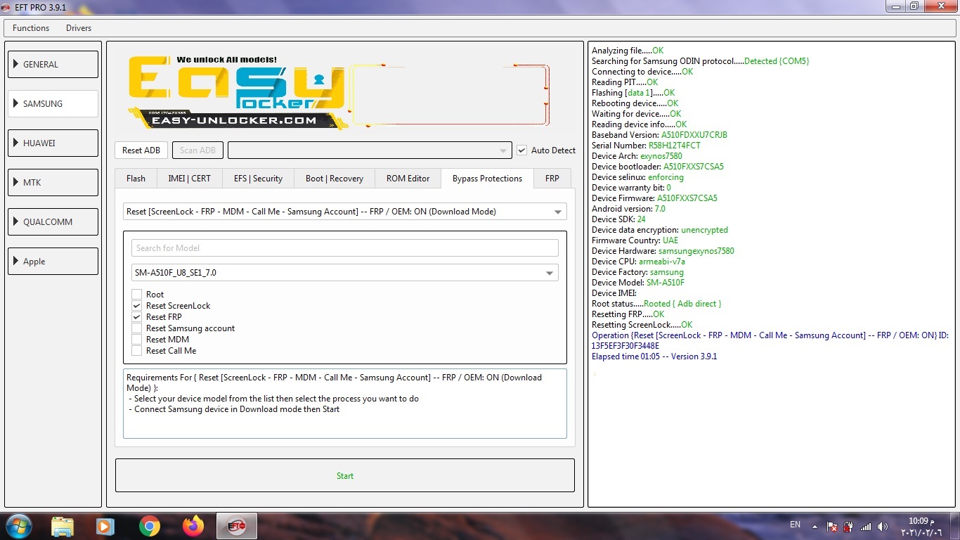 A510F U7 FRP BY EFT PRO