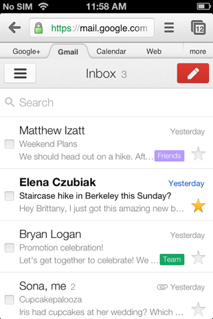 تحديث مهم لتطبيق Gmail على نظام iOS تحديث مهم لتطبيق Gmail على نظام iOS