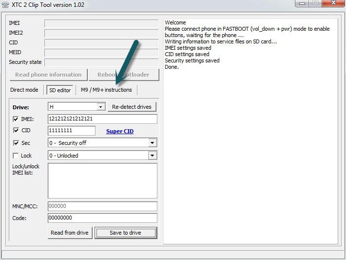 طريقة عمل Imei Repair M9+,E9+,One ME, Desire 820s mtk بـــ XTC2CLIP طريقة عمل Imei Repair M9+,E9+,One ME, Desire 820s mtk بـــ XTC2CLIP