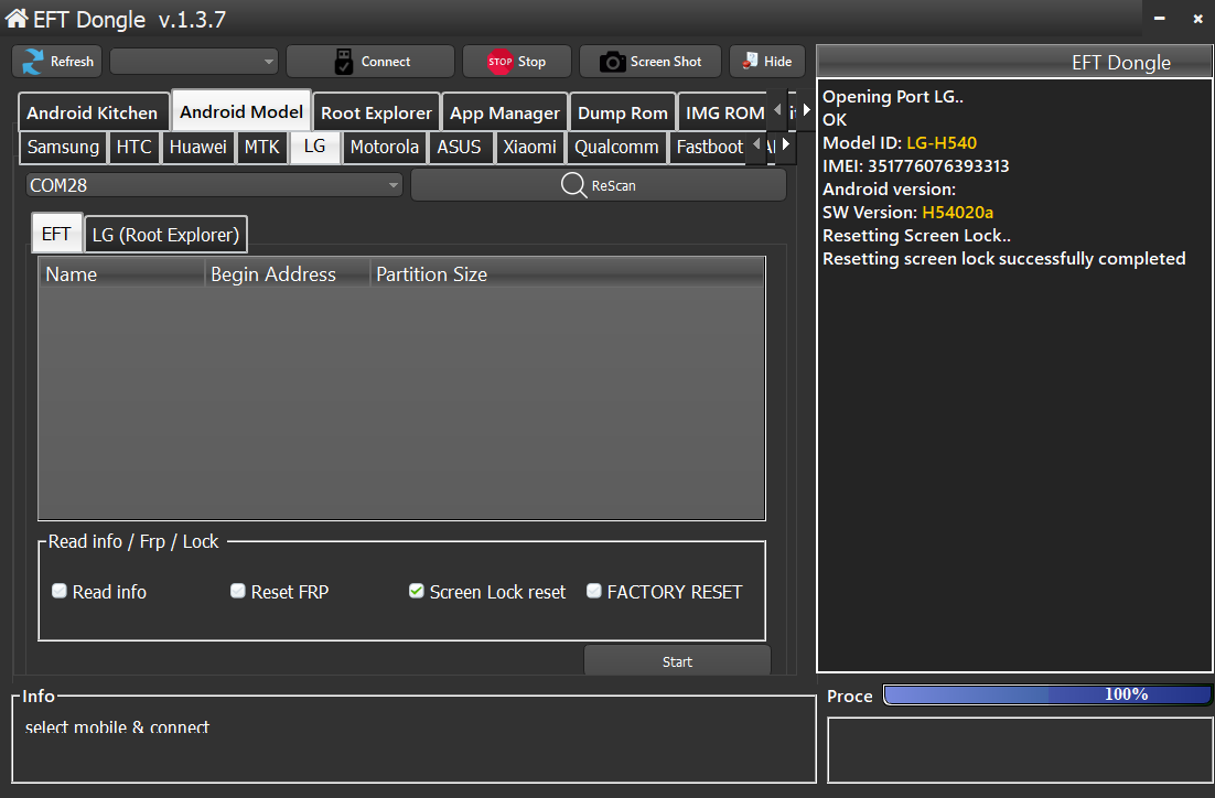 proglak )  EFT Dongle Success Reports )