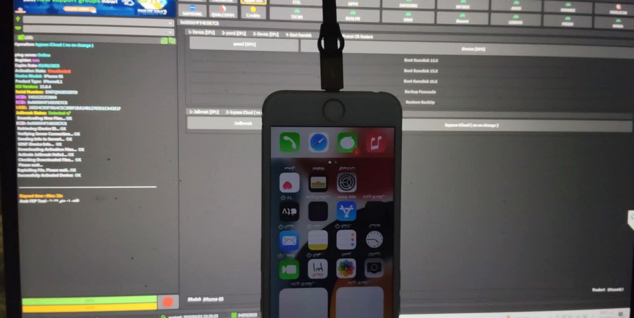 iPhone 6s Bypass iCloud Without SN Change  All Done in 32 seconds By ARAB FRP