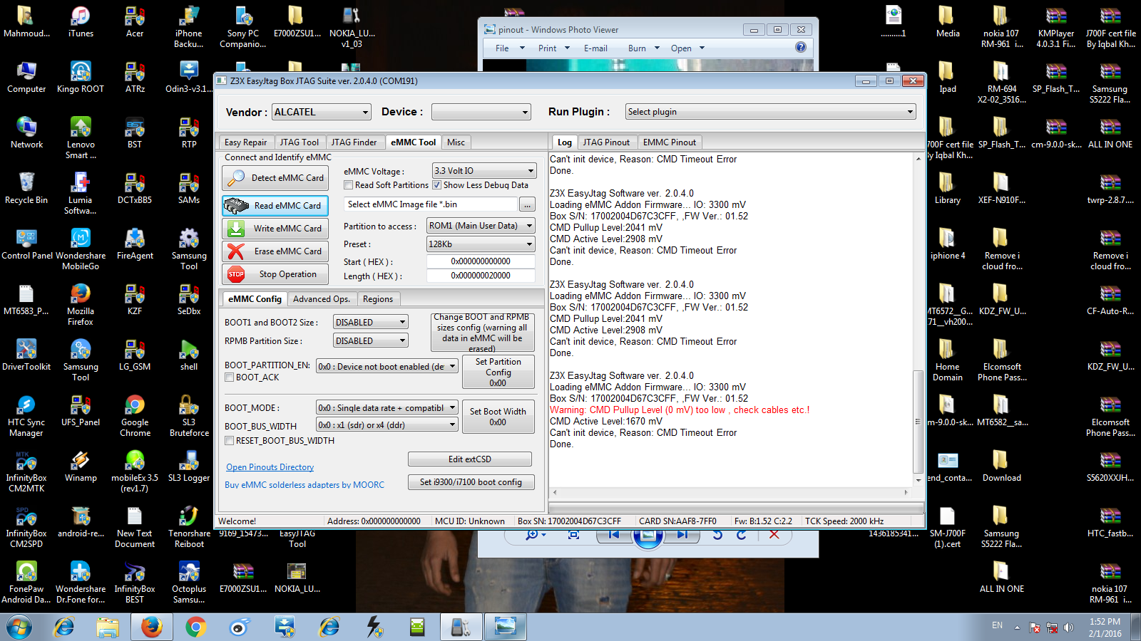 ������ �� z3x jtag
