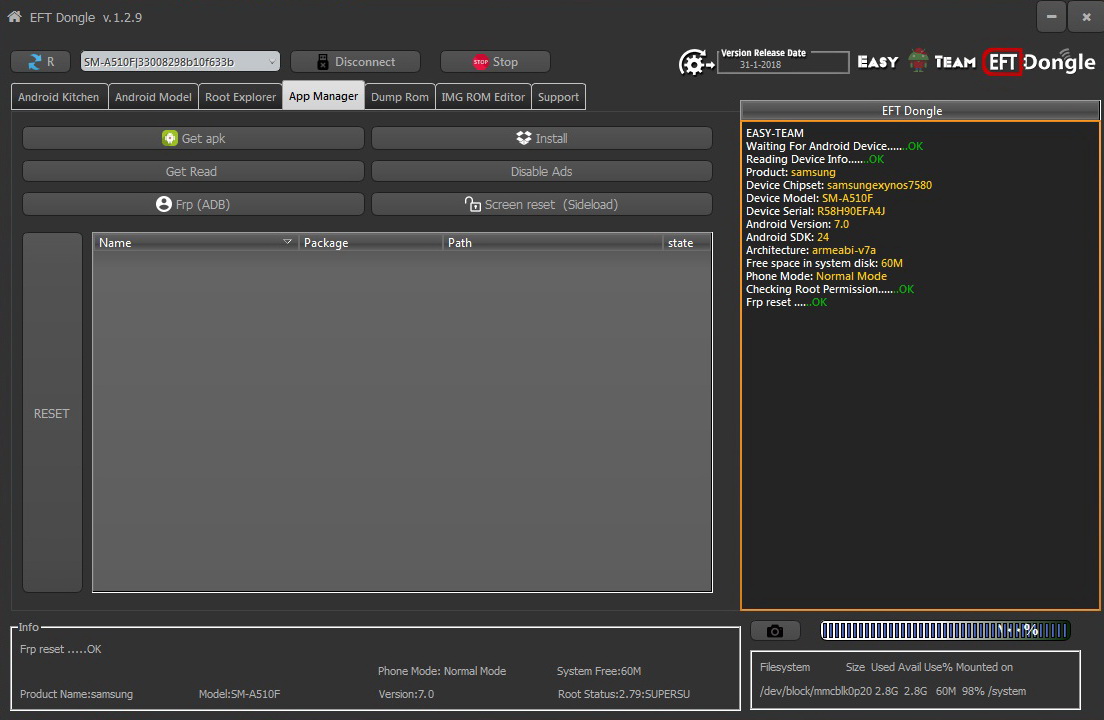 EFT Dongle Success Reports (calmsystem)
