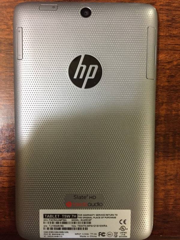 ���� �������� ������ ����� hp slate 7 hd