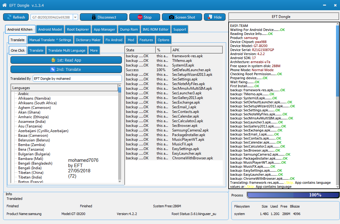 (EFT Dongle Success Reports (mohamed7076
