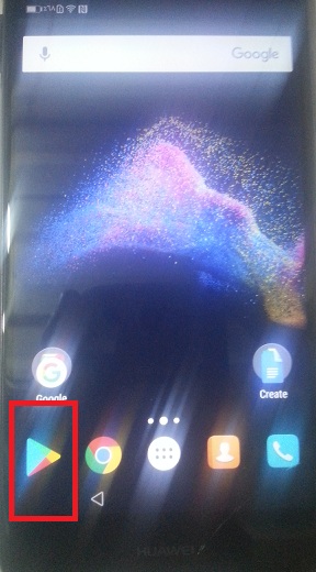 Remove Google Account to HUAWEI P8 lite 2017 android (7