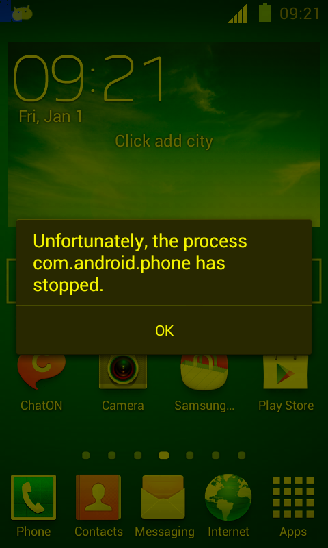�� ������� ������� [android phone has stopped]  ������ i9060 ������ MTK6572