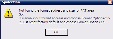   not found format addres