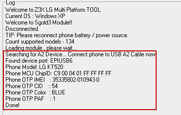 LG SEMC   Z3X
