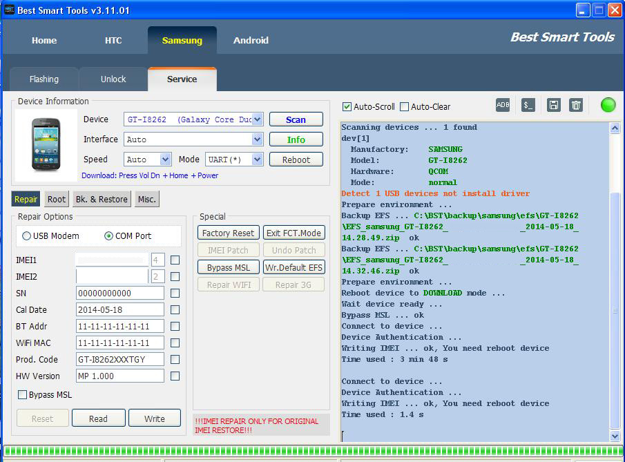 I8262 imei repair best solution fix تصليح ايمي I8262 I8262 imei repair best solution fix تصليح ايمي I8262