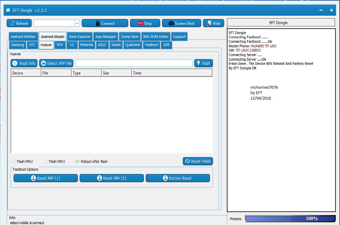 (EFT Dongle Success Reports (mohamed7076