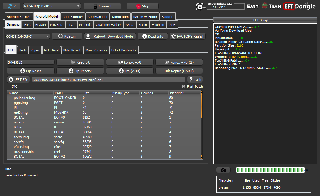 bnan issa EFT Dongle Success Reports