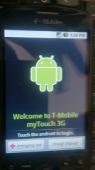 T-Mobile myTouch 3G lockscreen