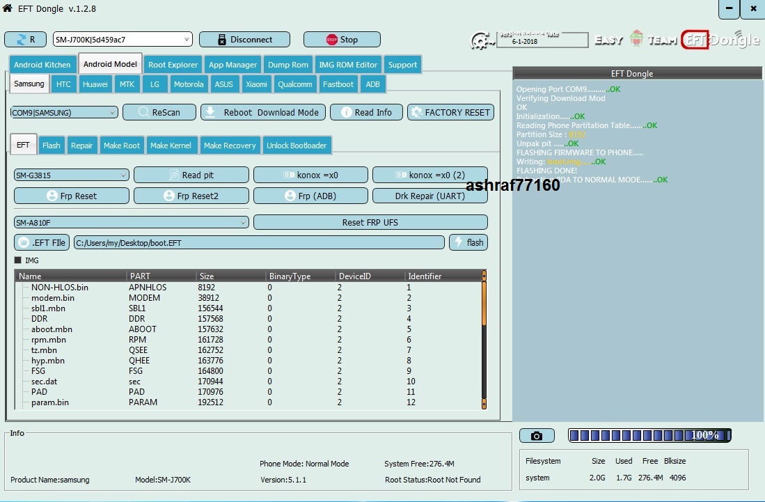 EFT Dongle Success Reports by ashraf77160