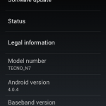 ����� � ����� �����Tecno N7 MT6577 ��� �����