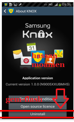    knox  Remove or disable knox