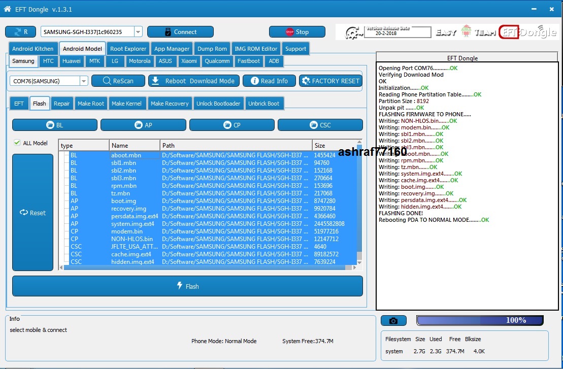 EFT Dongle Success Reports by ashraf77160