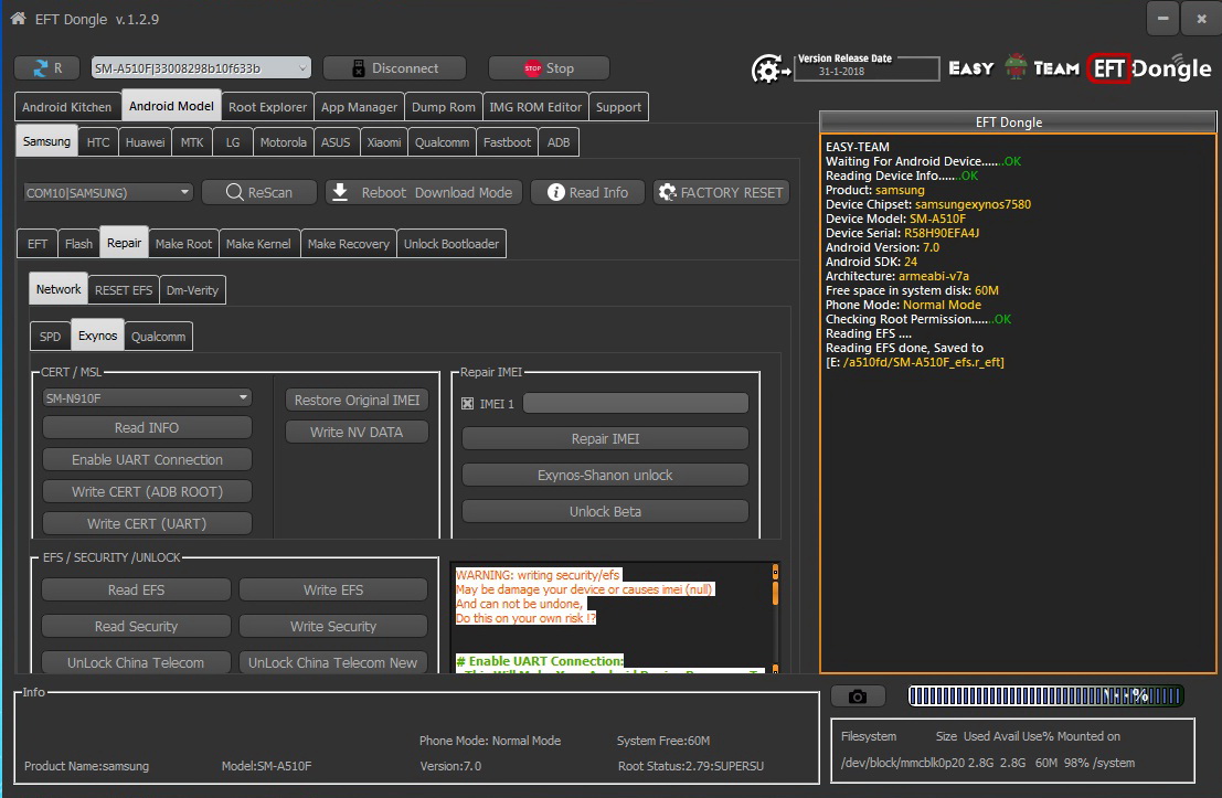 EFT Dongle Success Reports (calmsystem)