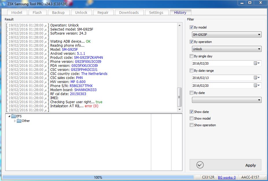 (حصري): روت , فك شفرة , CERT , EFS , لجهاز S 6 EDGE G925F (حصري): روت , فك شفرة , CERT , EFS , لجهاز S 6 EDGE G925F