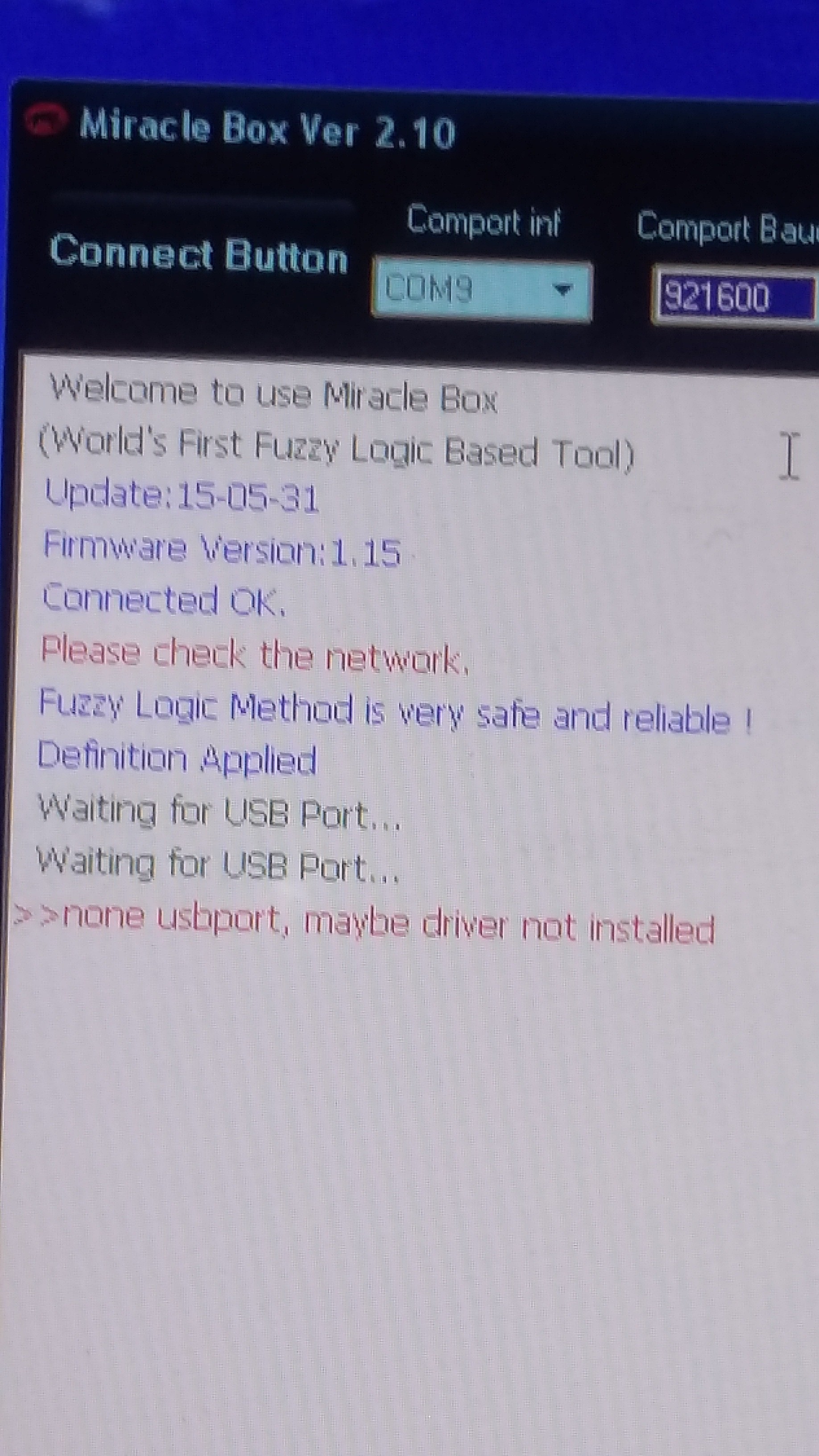 ����� ���� ����� �������� non usbport meyby driver not installed
