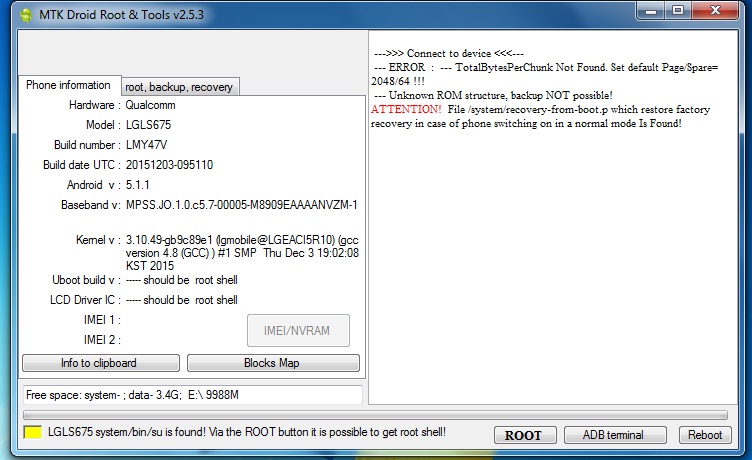 ������� LG S675