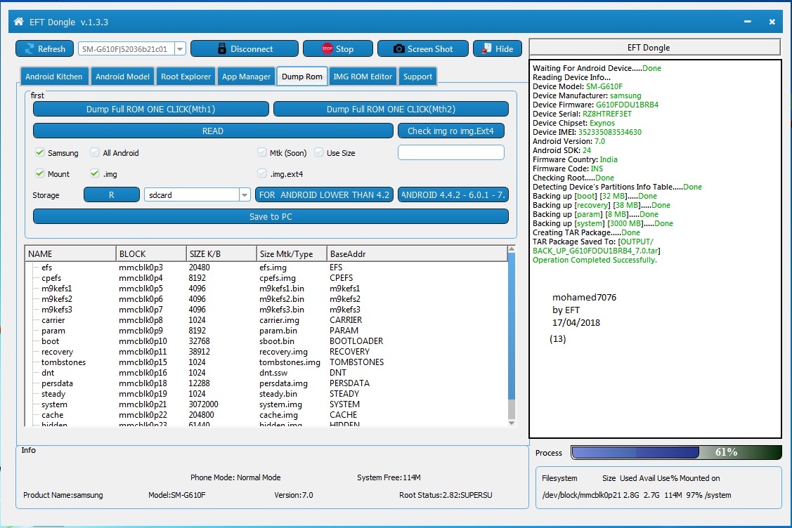 (EFT Dongle Success Reports (mohamed7076
