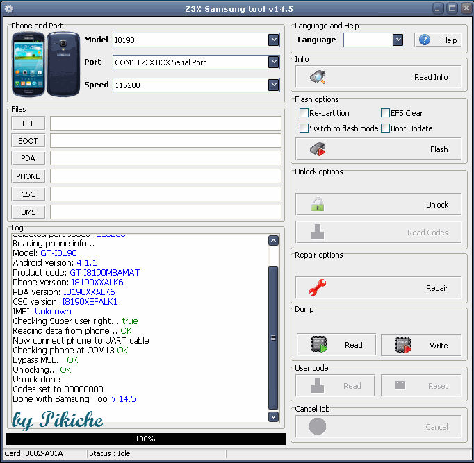      Galaxy S3 Mini I8190