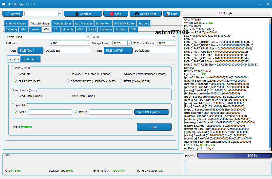 EFT Dongle Success Reports by ashraf77160