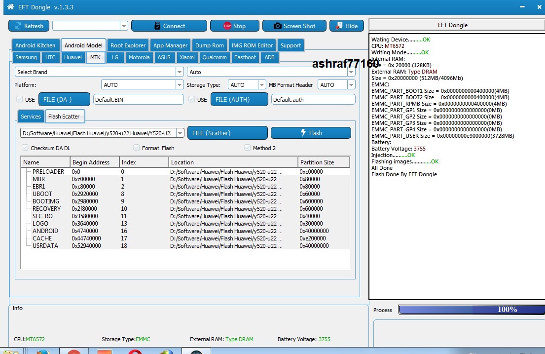 EFT Dongle Success Reports by ashraf77160