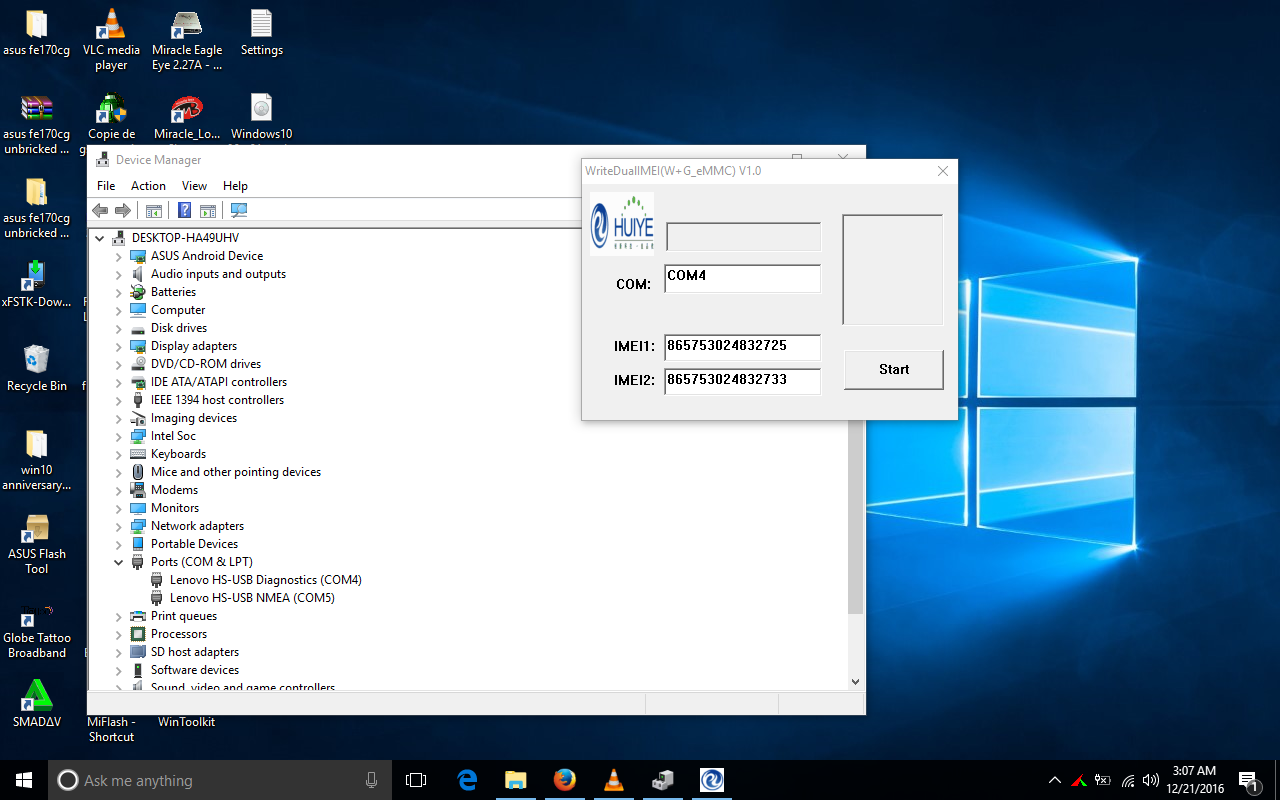 ������ ������ IMEI �� ����� Qualcomm