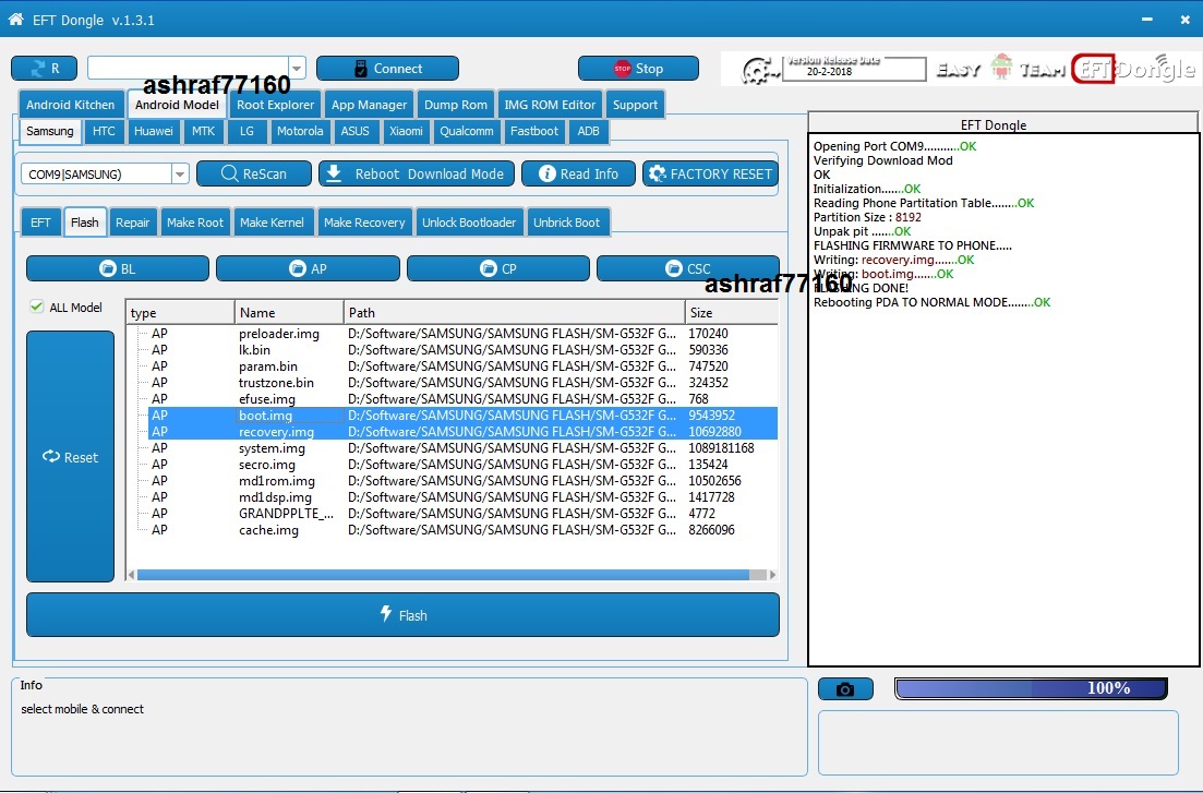 EFT Dongle Success Reports by ashraf77160