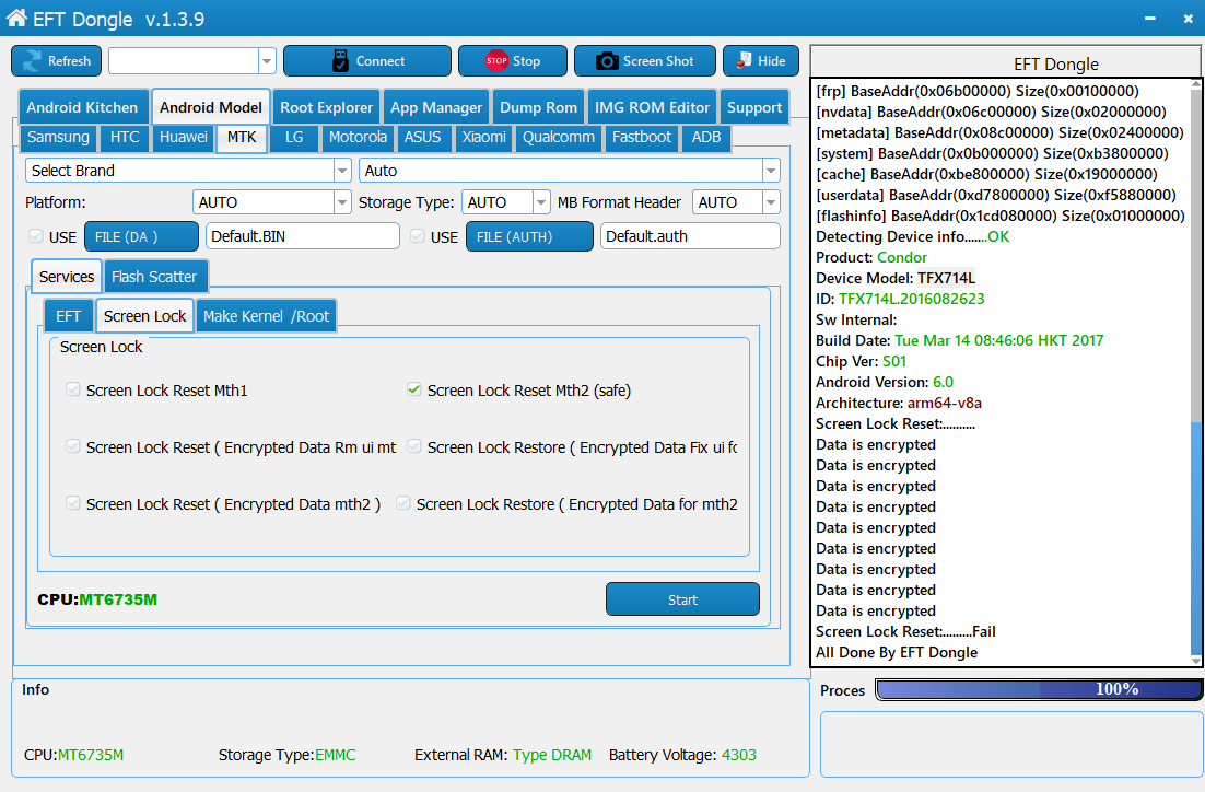 proglak )  EFT Dongle Success Reports )