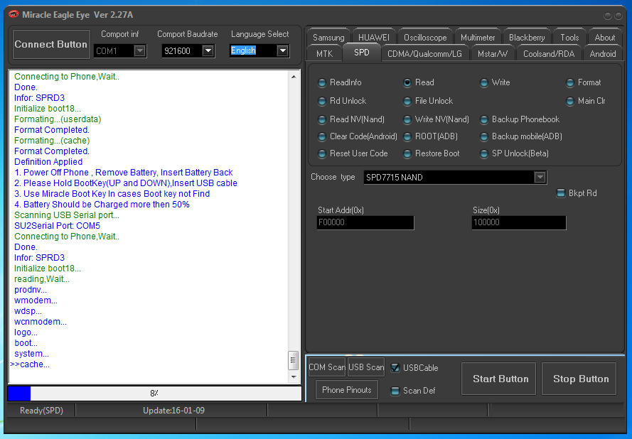 ����� hiro s666 cpu SPD7715NAND ���� ������ ��� ����