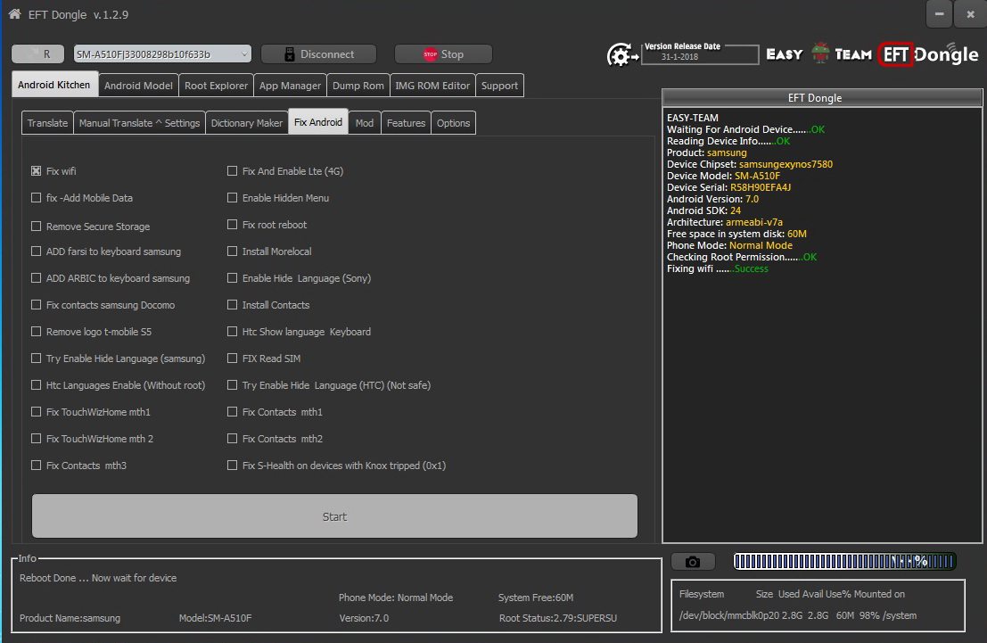 EFT Dongle Success Reports (calmsystem)
