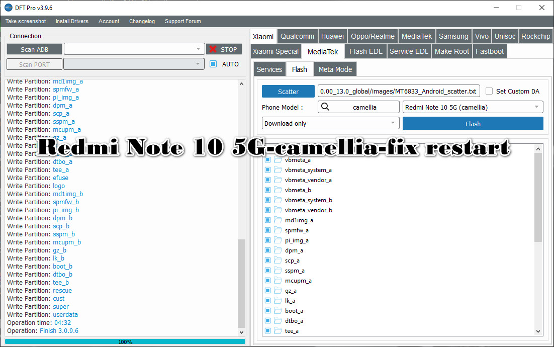 Redmi Note 10 5G-camellia-fix restart done