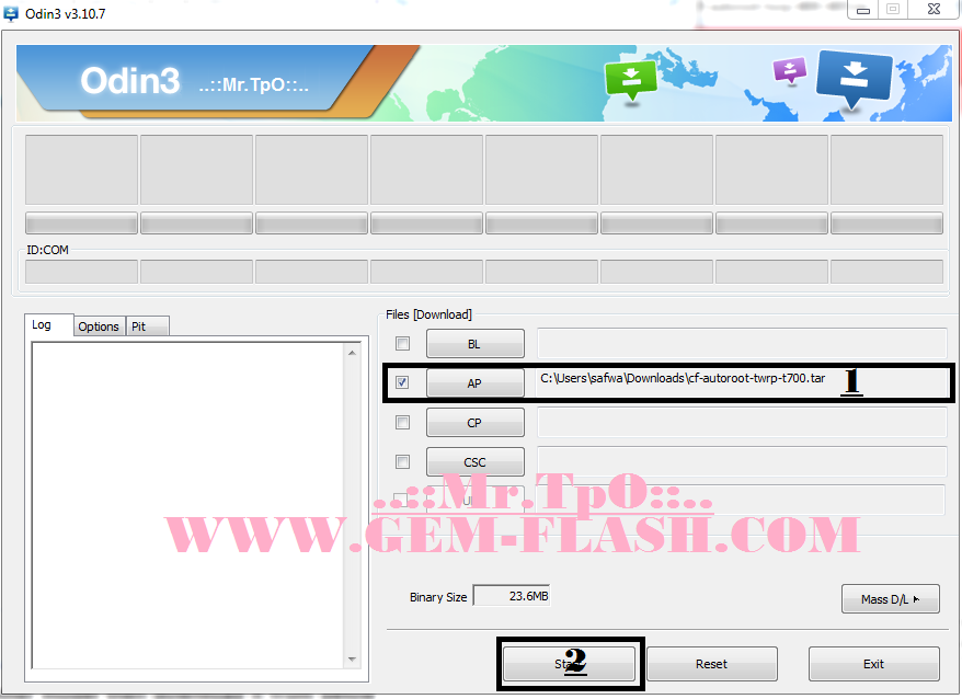 شرح عمل روت لSamsung Tab S ( SM-T700 / 705 / 707 / 800 805 شرح عمل روت لSamsung Tab S ( SM-T700 / 705 / 707 / 800 805