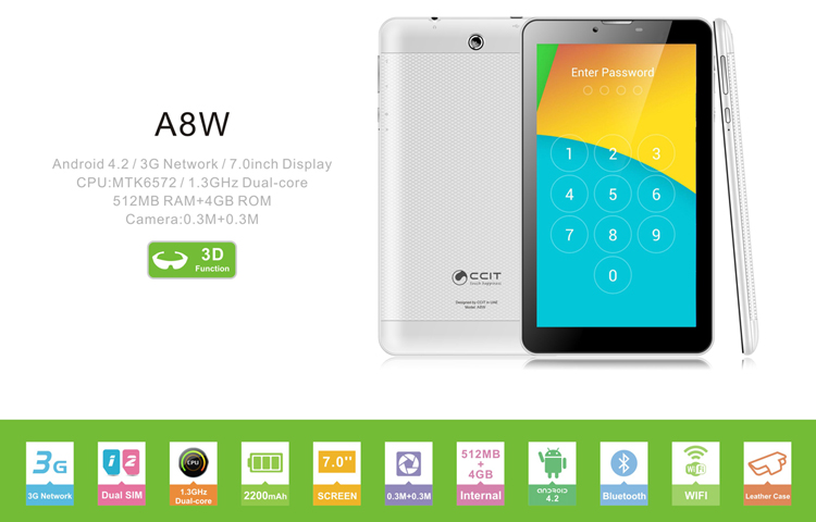 CCIT A8W حصريا فلاشة تاب CCIT A8W حصريا فلاشة تاب