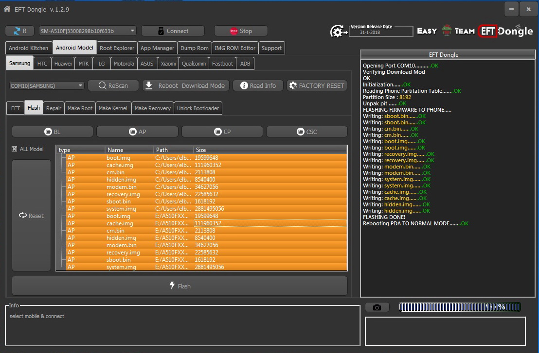 EFT Dongle Success Reports (calmsystem)