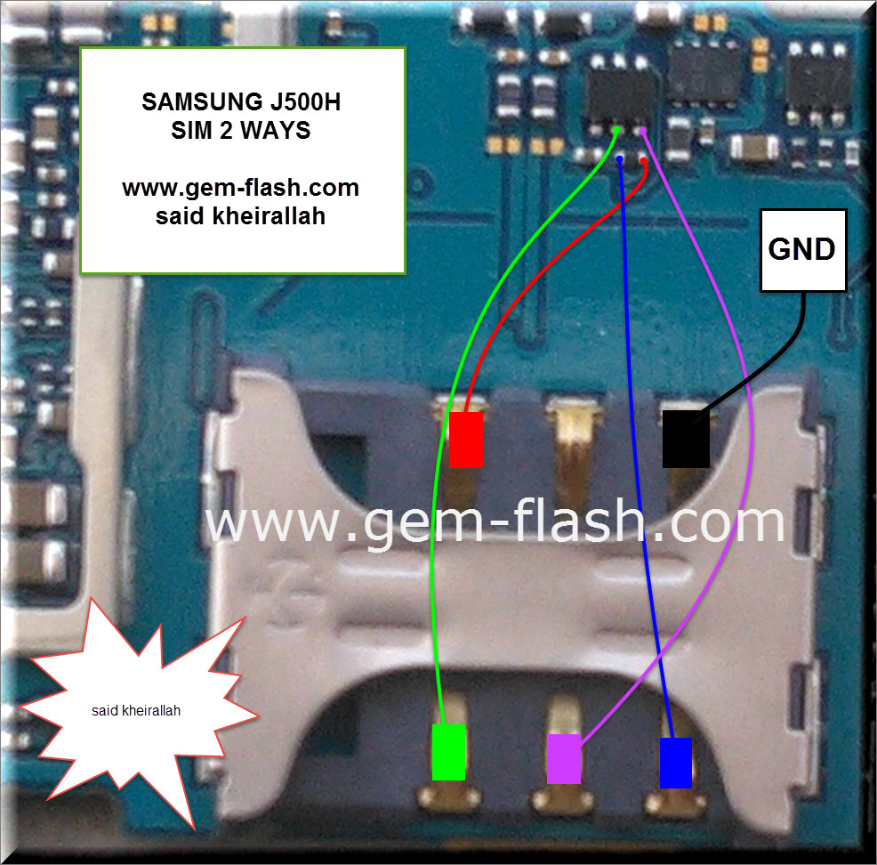     samsung j500h usb-sim-light-key ways