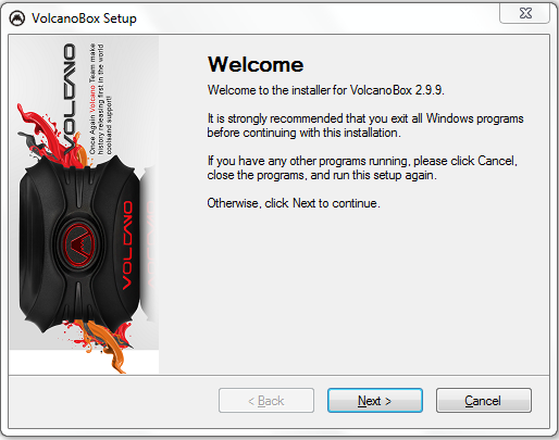 VolcanoBox v2.9.9 Full installer