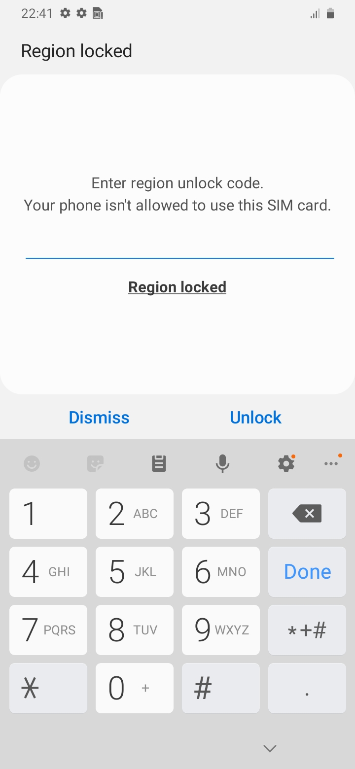 A307FN unlock sim error plz help me [Solved] - GSM-Forum