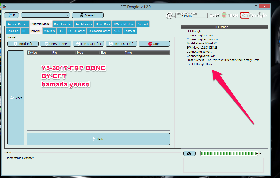 EFT Dongle Success Reports_HAMADA YOUSRI