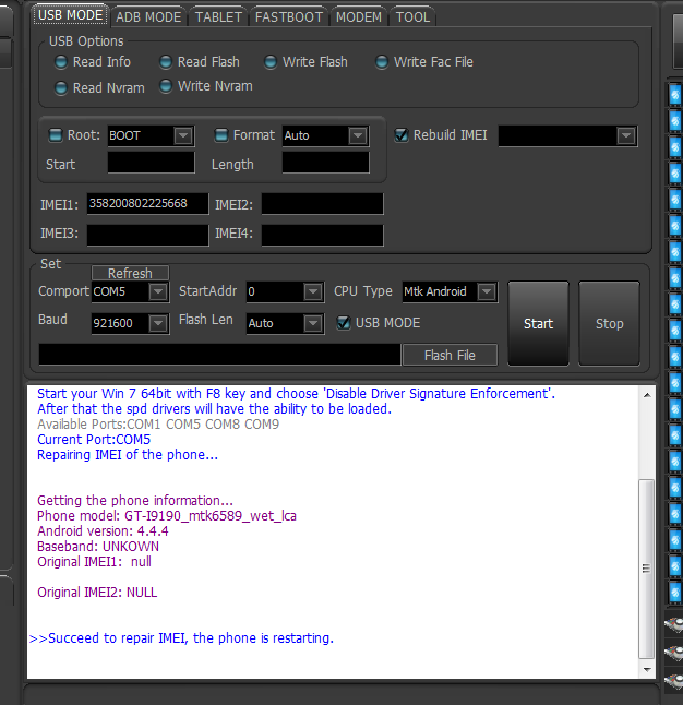 I9190 COPY IMEI invalid